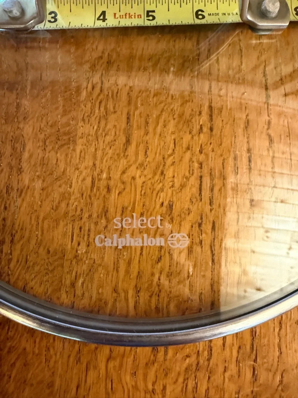Calphalon Select Replacement Lid 10 Inches glass Preowned Great Condition